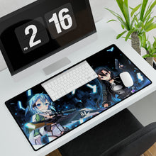 Load image into Gallery viewer, Kirito and Sinon Mouse Pad (Desk Mat)
