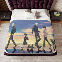 Load image into Gallery viewer, Anime Jujutsu Kaisen Sherpa Blanket