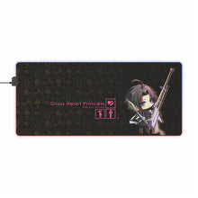 Load image into Gallery viewer, Glass Heart Princess RGB LED Mouse Pad (Desk Mat)