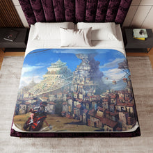 Load image into Gallery viewer, Anime Kill La Kill Sherpa Blanket