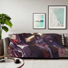 Load image into Gallery viewer, Clannad Tomoyo Sakagami, Kyou Fujibayashi, Ryou Fujibayashi Sherpa Blanket