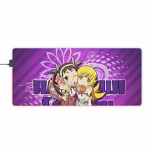 Load image into Gallery viewer, a lost ghost and a vampire RGB LED Mouse Pad (Desk Mat)