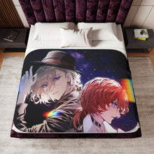 Load image into Gallery viewer, Anime Bungou Stray Dogs Sherpa Blanket