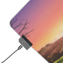 Load image into Gallery viewer, A Peaceful Sunset RGB LED Mouse Pad (Desk Mat)