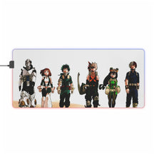 Load image into Gallery viewer, My Hero Academia Izuku Midoriya, Katsuki Bakugou, Tenya Iida, Tsuyu Asui RGB LED Mouse Pad (Desk Mat)