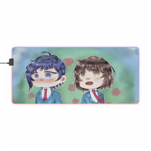 Load image into Gallery viewer, To Become a Real Heroine! The Unpopular Girl and the Secret Task RGB LED Mouse Pad (Desk Mat)