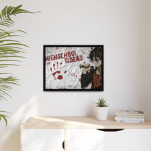 Load image into Gallery viewer, Highschool Of The Dead Canvas Framed Art Print