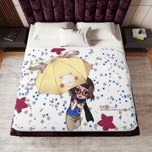 Load image into Gallery viewer, Anohana Naruko Anjou Sherpa Blanket