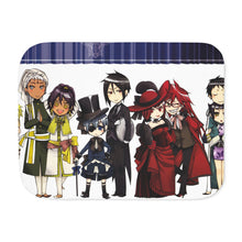 Load image into Gallery viewer, Black Butler Sherpa Blanket