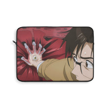 Load image into Gallery viewer, Shinichi stopping a car with Migi Laptop Sleeve