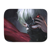 Load image into Gallery viewer, Tokyo Ghoul Ken Kaneki Sherpa Blanket