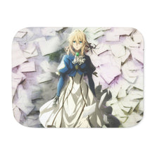 Load image into Gallery viewer, Violet Evergarden Sherpa Blanket