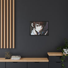 Load image into Gallery viewer, Akane Tsunemori serious look Canvas Framed Art Print