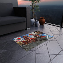 Load image into Gallery viewer, Colossal Titan eating pizza Rug