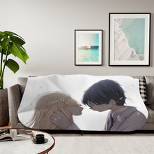Load image into Gallery viewer, Anime Your Lie in April Sherpa Blanket
