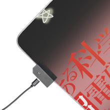 Load image into Gallery viewer, A Certain Scientific Railgun RGB LED Mouse Pad (Desk Mat)