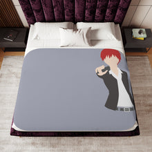 Load image into Gallery viewer, Assassination Classroom Karma Akabane Sherpa Blanket