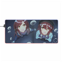Load image into Gallery viewer, Oosaki Twins RGB LED Mouse Pad (Desk Mat)