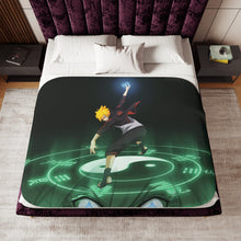 Load image into Gallery viewer, Boruto Sherpa Blanket