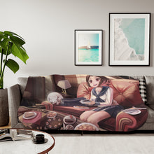 Load image into Gallery viewer, Mayaka Ibara Eating Sherpa Blanket