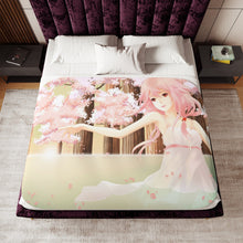 Load image into Gallery viewer, Anime Guilty Crown Sherpa Blanket