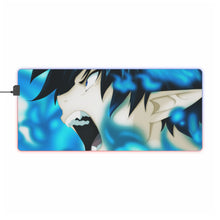 Load image into Gallery viewer, Blue Exorcist RGB LED Mouse Pad (Desk Mat)