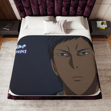 Load image into Gallery viewer, Kuroko's Basketball Daiki Aomine Sherpa Blanket