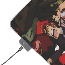 Load image into Gallery viewer, FLCL Haruko Haruhara, Mamimi Samejima, Naota Nandaba, Canti, Takkun RGB LED Mouse Pad (Desk Mat)