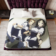 Load image into Gallery viewer, Eru Chitanda And Mayaka Ibara Maid Dress Sherpa Blanket