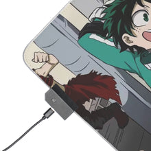 Load image into Gallery viewer, My Hero Academia Izuku Midoriya, Katsuki Bakugou RGB LED Mouse Pad (Desk Mat)