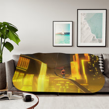 Load image into Gallery viewer, On the Edge! Sherpa Blanket