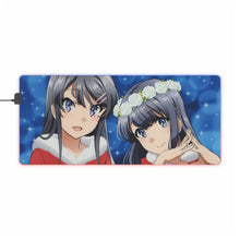 Load image into Gallery viewer, Rascal Does Not Dream Of Bunny Girl Senpai RGB LED Mouse Pad (Desk Mat)