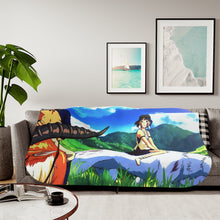 Load image into Gallery viewer, Anime Princess Mononoke Sherpa Blanket