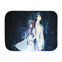 Load image into Gallery viewer, Okabe and Kurisu Sherpa Blanket