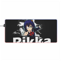 Load image into Gallery viewer, Rikka Takanashi RGB LED Mouse Pad (Desk Mat)