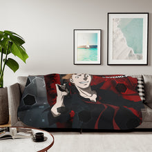 Load image into Gallery viewer, Shuusei Kagari Smirk Sherpa Blanket