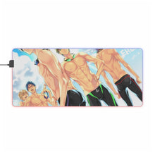 Load image into Gallery viewer, Free! Rin Matsuoka, Makoto Tachibana, Haruka Nanase, Nagisa Hazuki RGB LED Mouse Pad (Desk Mat)