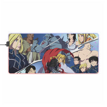 Load image into Gallery viewer, Anime FullMetal Alchemist RGB LED Mouse Pad (Desk Mat)