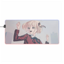 Load image into Gallery viewer, Lycoris Recoil Chisato Nishikigi RGB LED Mouse Pad (Desk Mat)