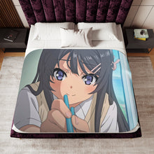 Load image into Gallery viewer, Sakurajima Mai Sherpa Blanket