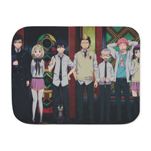 Load image into Gallery viewer, Blue Exorcist Rin Okumura, Yukio Okumura, Kuro, Shiemi Moriyama Sherpa Blanket