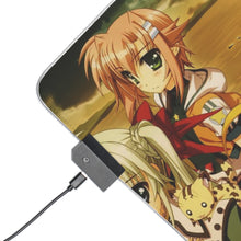 Load image into Gallery viewer, Magical Girl Lyrical Nanoha RGB LED Mouse Pad (Desk Mat)