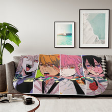 Load image into Gallery viewer, Anime Chainsaw Man Sherpa Blanket