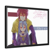 Load image into Gallery viewer, Sora and Shiro Canvas Framed Art Print
