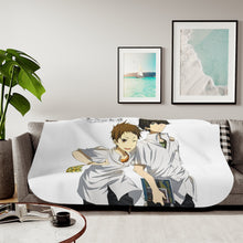 Load image into Gallery viewer, Hōtarō Oreki Satoshi Fukube walking Sherpa Blanket