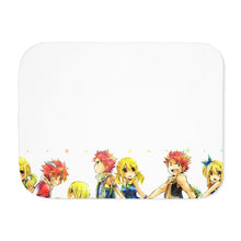Load image into Gallery viewer, Fairy Tail Natsu Dragneel, Lucy Heartfilia Sherpa Blanket