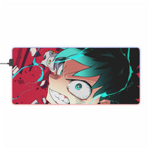 Load image into Gallery viewer, My Hero Academia Izuku Midoriya RGB LED Mouse Pad (Desk Mat)