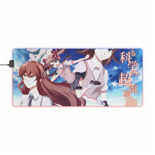 Load image into Gallery viewer, A Certain Scientific Railgun RGB LED Mouse Pad (Desk Mat)