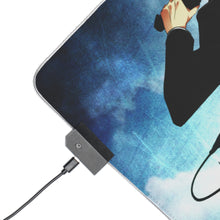 Load image into Gallery viewer, Blue Exorcist RGB LED Mouse Pad (Desk Mat)