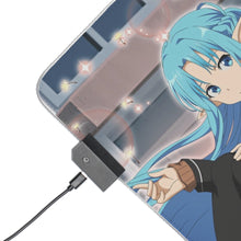 Load image into Gallery viewer, Memory Defrag - School Uniform Banner RGB LED Mouse Pad (Desk Mat)